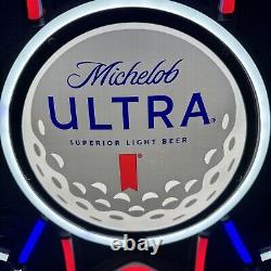 New In Box Michelob Ultra Light Beer Golf Light Up Led Sign