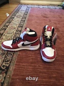 New In Box! Rare! Air Jordan 1 Golf- Varsity. Size US 12. 917717-100