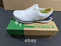 New In Box Women's Skechers Go Golf Elite 2 Adjust Shoes, White/navy, Size 7.5