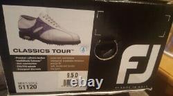 New In Original Box Footjoy Golf Shoes Classics Tour 51120 9.5 D Rare