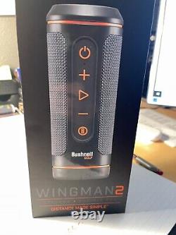 New In Sealed Box Bushnell Wingman 2 Golf Audible GPS + Bluetooth Speaker