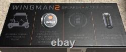New In Sealed Box Bushnell Wingman 2 Golf Audible GPS + Bluetooth Speaker