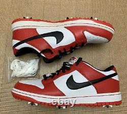 New Nike Dunk Low NG Golf Cleat Chicago Bulls (484294-106) Men Sz 10.5, No Box