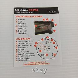 New Open Box Callaway Golf CSI Pro Laser Rangefinder with Slope Technology