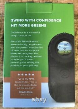 New Precision Pro Nx9 Slope Golf Range Finder New In Box! Fast Shipping