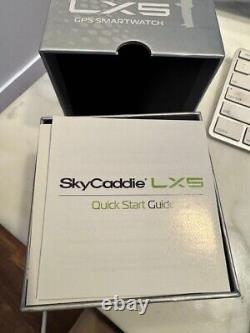 New Sky Golf SkyCaddie LX5 GPS Watch Black NEW IN BOX