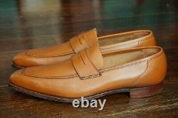 New With Box Crockett & Jones 11.5 D 10.5 Granada Merton Loafer Tan Golf Grain