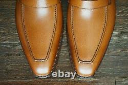 New With Box Crockett & Jones 11.5 D 10.5 Granada Merton Loafer Tan Golf Grain