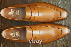 New With Box Crockett & Jones 11.5 D 10.5 Granada Merton Loafer Tan Golf Grain