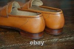 New With Box Crockett & Jones 11.5 D 10.5 Granada Merton Loafer Tan Golf Grain