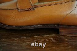 New With Box Crockett & Jones 11.5 D 10.5 Granada Merton Loafer Tan Golf Grain