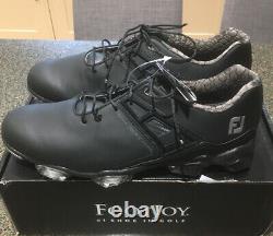 New With Box Footjoy 2020 Tour X Golf Shoes Black UK 10.5 Medium Fit RRP £159