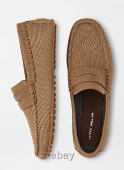 New Without Box Peter Millar Golf Cruise Knit Driver Shoes Mens Size 11 Scotch