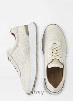 New Without Box Peter Millar Golf Wayfare Runner Mens Size 11 IVORY 01198013