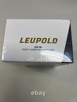 New in BOX Leupold GX-3c Golf Laser Rangefinder -Black -Free 2Day Air