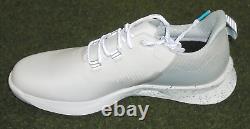 New in Box Footjoy Fuel Golf Shoes, White / Grey, 9.5 Medium, 55427
