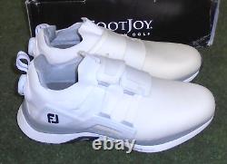 New in Box Footjoy Hyperflex BOA Golf Shoes, White, 9.5 Medium, 51099