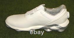 New in Box Footjoy Tour Alpha BOA Golf Shoes, White / Grey, 9.5 Medium, 55544