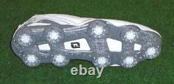 New in Box Footjoy Tour Alpha BOA Golf Shoes, White / Grey, 9.5 Medium, 55544