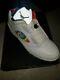 New in Box Jordan 5 V Golf Shoes Tie Dye CW4205-100 Size 14 Peace and Love