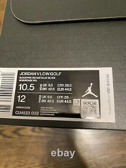 New in Box Nike Air Jordan 5 V Low G Black Silver Golf Shoes Sz 10.5