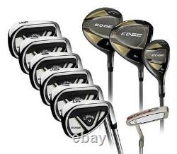 New in box Callaway Edge & Odyssey Putter 10-piece Club Set Right Hand Reg Flex