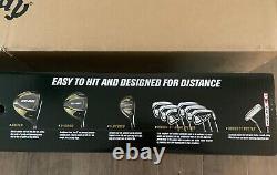 New in box Callaway Edge & Odyssey Putter 10-piece Club Set Right Hand Reg Flex