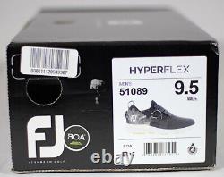 New-in-box! Footjoy Hyperflex Boa Golf Shoes Mens 9.5 Wide Midnight Blue 51089