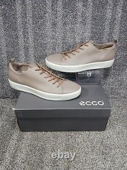 New with Box Ecco Soft 8 US 13 / EU 47 Leather Moon Rock Sneakers Biom Nubuck Golf