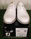 New with Box Footjoy Dryjoys Premiere Flint Men's Golf Shoes, White, 12 Med 53922