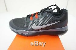 New with Box Nike Golf TW Shoes Mens Size 10.5 Black/White/Dark Grey/Red