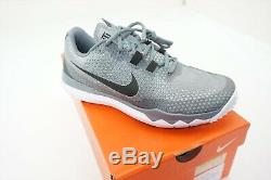 New with Box Nike Golf TW Shoes Mens Size 8.5 Metallic Silver/Black/Grey