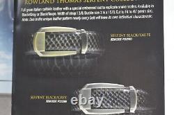 Nexbelt Rowland Thomas Black/Gray Serpent Rachet Golf Belt, Brand New In Box