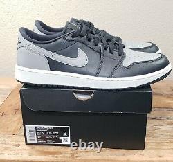 Nike Air Jordan 1 Low G Golf Men's Size 10.5 Shadow Black Grey New with Box