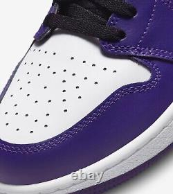 Nike Air Jordan 1 Low Golf Court White Purple DD9315-105 New With Box