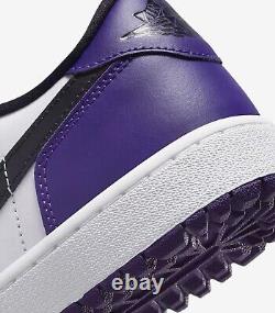 Nike Air Jordan 1 Low Golf Court White Purple DD9315-105 New With Box