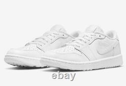 Nike Air Jordan 1 Low Golf Men's Size 10 Triple White DD9315-101 New In Box Shoe