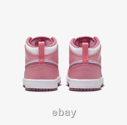 Nike Air Jordan 1 Mid Coral Chalk White Pink Shoes DQ8423-616 GS DQ8424-616 PS