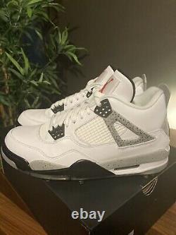 Nike Air Jordan 4 G Golf Retro White Cement Size 9 IN HAND SHIPS NOW New with Box