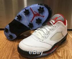 Nike Air Jordan 5 Golf Shoe Size 9 NEW IN BOX Limited Edition Tiger Woods TW