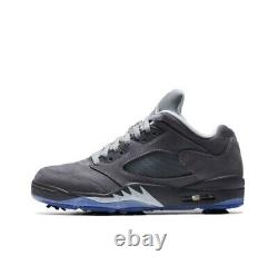 Nike Air Jordan 5 Low Golf Wolf Gray Suede 2020 Size 10 New With No Box Lid