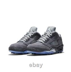 Nike Air Jordan 5 Low Golf Wolf Gray Suede 2020 Size 9.5 New With No Box Lid