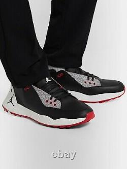 Nike Air Jordan ADG 2 Golf Shoes Mens Black White Red sz 10 CT812 001 NEW in BOX