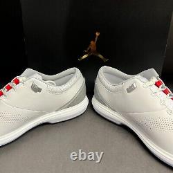 Nike Air Jordan ADG 4 Golf Shoes Mens Size 9.5 White Gray New W Box DM0103-105