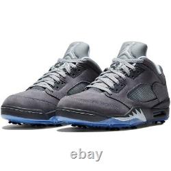 Nike Air Jordan V Low Golf Shoe Men's Size 11 CU4523-005 Wolf Grey New Box NIB