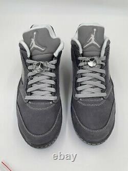 Nike Air Jordan V Low Golf Shoe Men's Size 11 CU4523-005 Wolf Grey New Box NIB