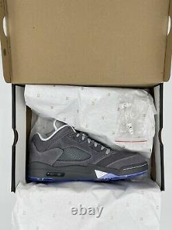 Nike Air Jordan V Low Golf Shoe Men's Size 11 CU4523-005 Wolf Grey New Box NIB