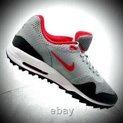 Nike Air Max 1 G Golf Particle Grey Red CI7576-002 Men's Size 12.5 New In Box