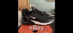 Nike Air Max 270 G Golf Black/White Size 10.5 New WithBox LOW US PRICE & FREE SHIP