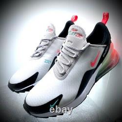 Nike Air Max 270 G Golf Grey Hot Punch CK6483-024 Men's Size 10.5 New In Box